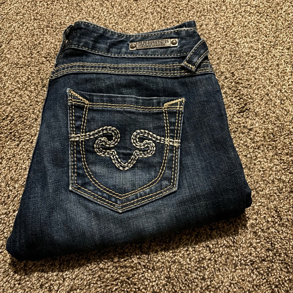 Women’s rerock for express jeans size 2 in good condition